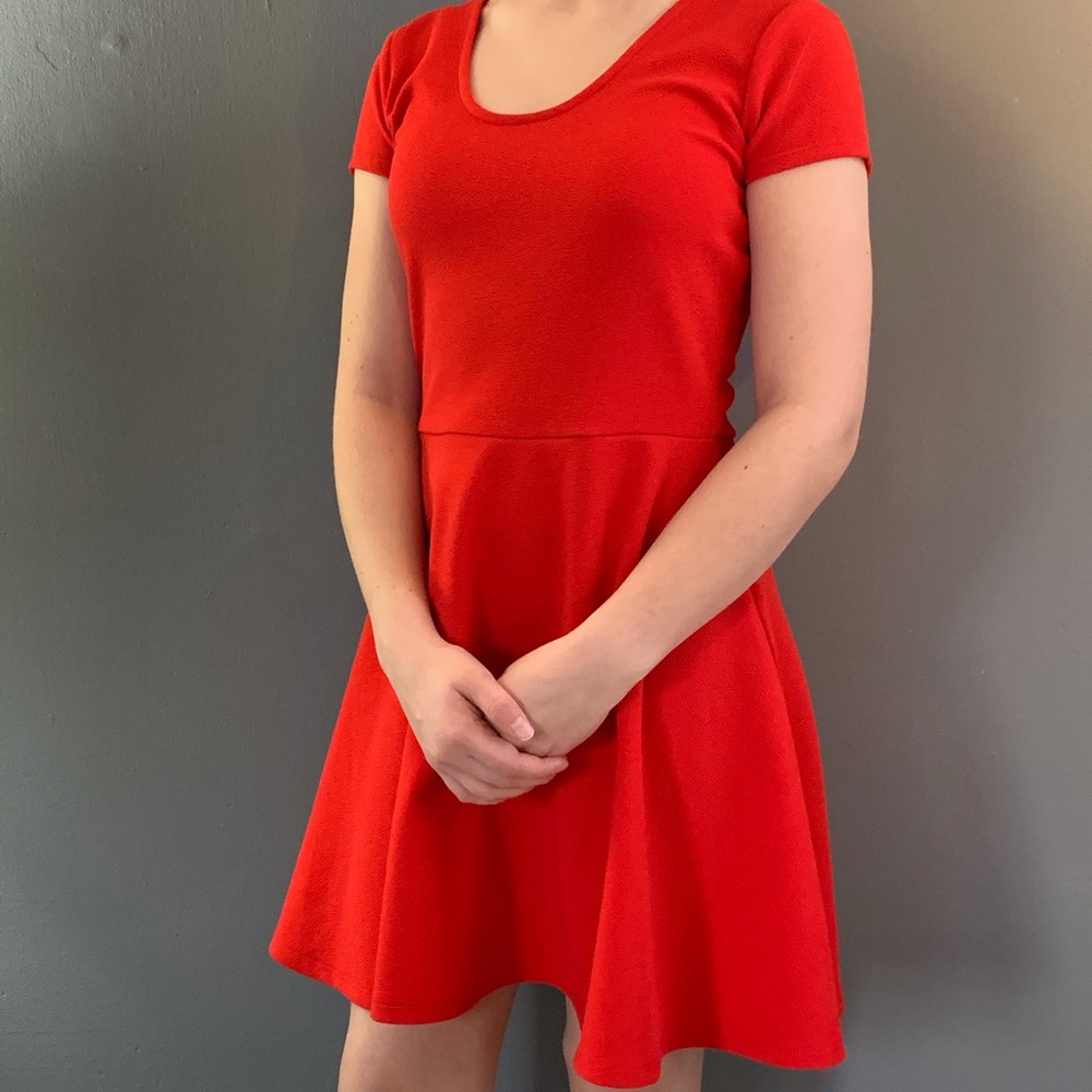 Girls red dress